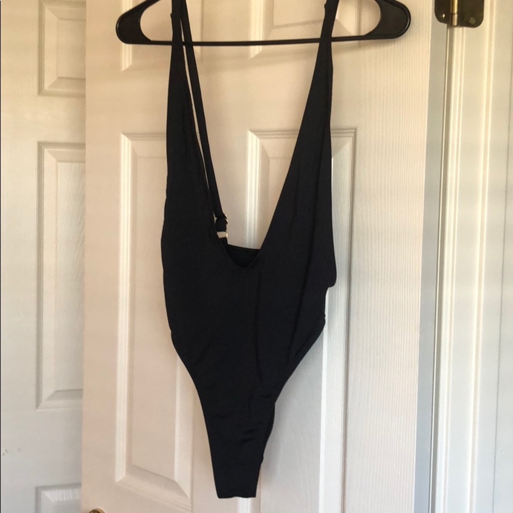 Riot swim deep plunge cheeky one piece